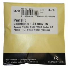 Фотохромные  линзы RODENSTOCK Perfalit 1.54 Colormatic Solitaire TopCoat