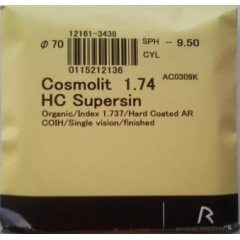 Линза RODENSTOCK AS Cosmolit 1.74  HC Supersin